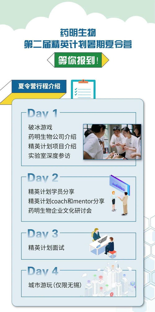 精英齊聚，預見未來 藥明生物精英計劃夏令營啟航